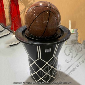 TASBF-053 NBA basketball granite rolling sphere fountain