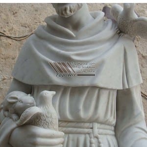 Μαρμάρινο άγαλμα του Αγίου Φραγκίσκου TARS-011