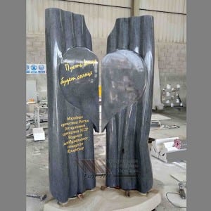 Tillverkar monument i svart granit i rysk stil TATBS-007