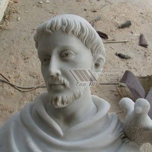 St Francis Marble Statue TARS-011