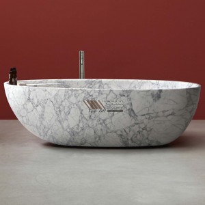 Nature Carrara hvit marmor badekar TABT-001