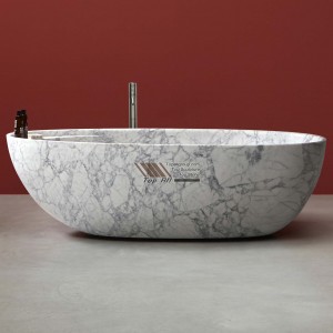 Cineál Bathtub Marmar Bán Carrara TABT-001