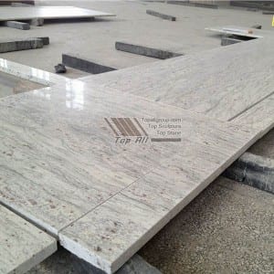 Walungan granit bodas countertop Vanity Top