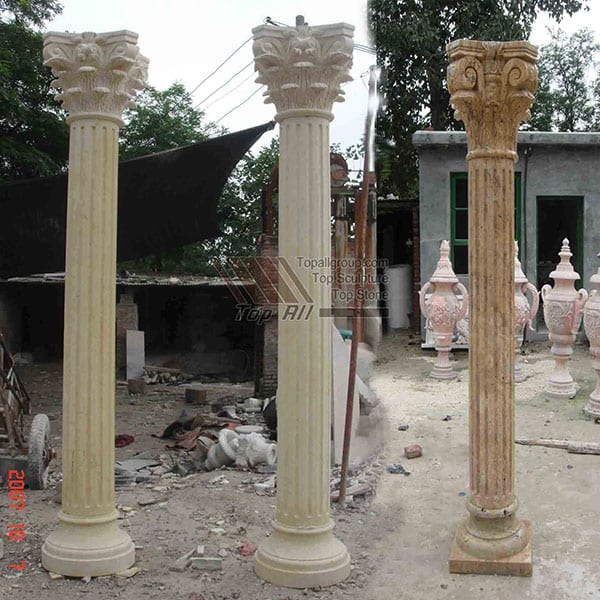 Popular Design for G603 Grey Granite Monument Tombstone -
 Column TAMC-003 – Top All Group