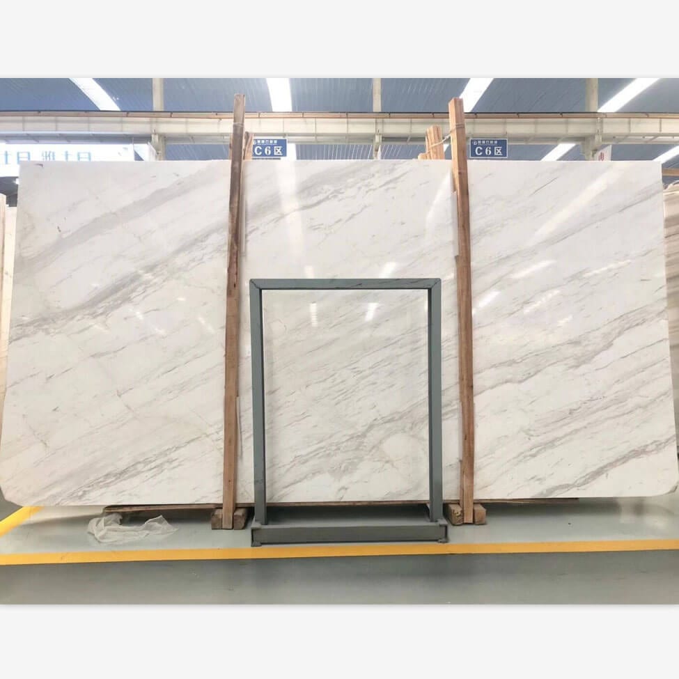 Factory Promotional Stone Counter Top Basin - Volakas White Marble Slabs. – Top All Group