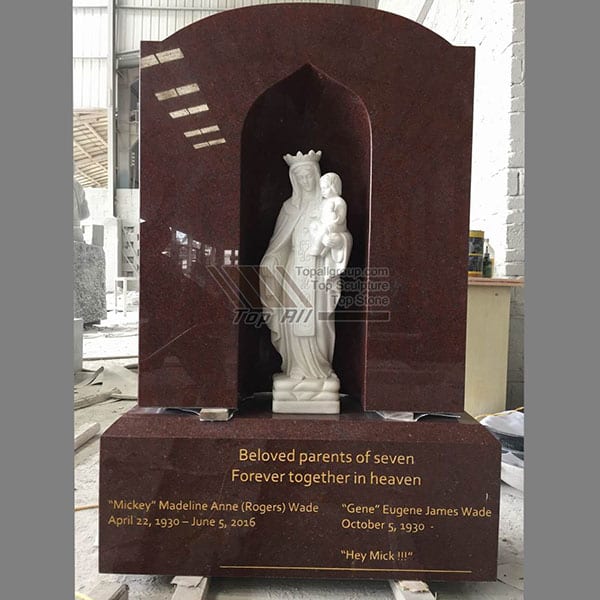 professional factory for White Carrera Marble Vanity Top -
 Tombstone Headstone TATBS-008 – Top All Group