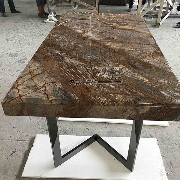 Chinese wholesale Stacked Stone Panel -
 Coffee Table TACT-008 – Top All Group