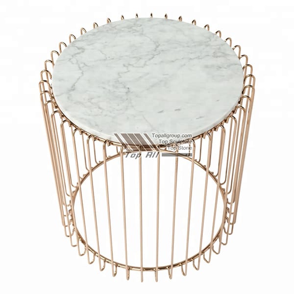 Low price for Marble Garden Fountain -
 Side End Table TAST-003 – Top All Group