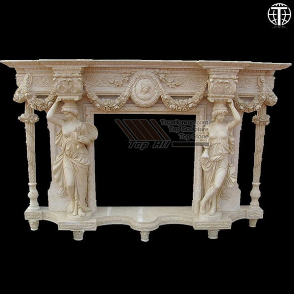 Massive Selection for Man-Made Stone Kitchen Countertops -
 Fireplace Mantel TAFM-004 – Top All Group