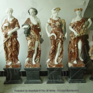 72” life size marble foure season sculpture TPFSS-013