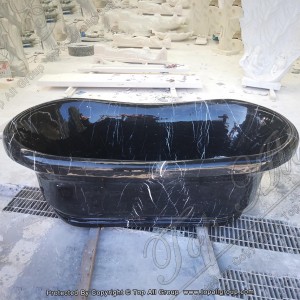 Badkar i svart marmor TABT-024