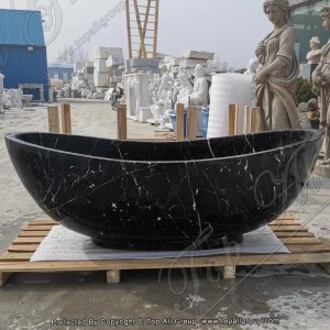 Black Marble Lapis Balneus For Sale TABT-025