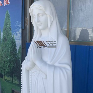Μαρμάρινο άγαλμα της Παναγίας σε φυσικό μέγεθος TARS026