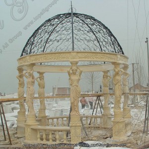 Carved Ntuj Marble Gazebo TAGG-021