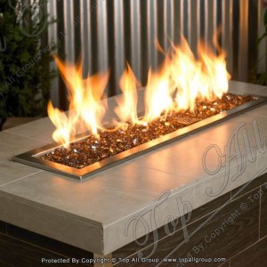 1/4” Copper Reflective Fire Glass