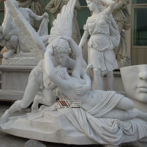 Ture Love Cupidon avec statue en marbre Psyshe TSAS-001