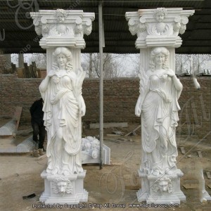 European style women marble column TAMC-024