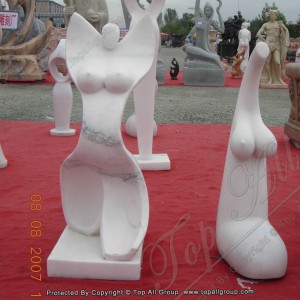 Preço de fábrica escultura decorativa em mármore abstrato TAAS-012