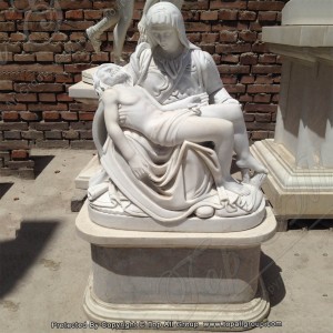 Sikat na Pieta ni Michelangelo marble statue TARS044