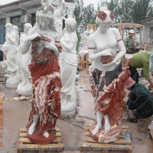 Garden Four Season marble women sculpture1 TPFSS-035