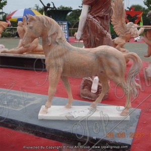 Garden Marble Horse Statue TAAS-026