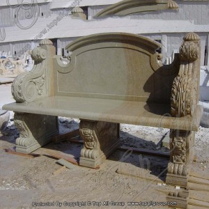 Serapeng Marble Tafole Benche European Style Garden Bench Marble Tafole Le Benche TAMB-021