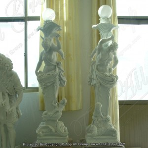 Garden woman statue lamp TALP-013