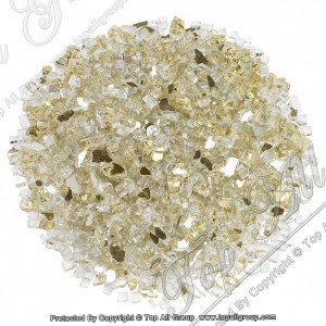 1/4 "Glod Reflective Fire Glass