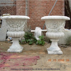 Graden marble flower vase TAFV-010