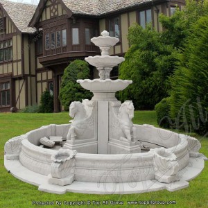 Guangxi White Marble Water Fountain TAGF-20
