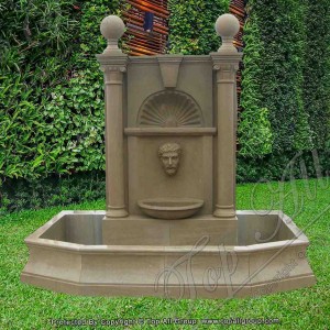Hand Carved Sandstone Wall Fountain TAGF-73