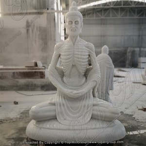 Gikulit sa Kamot nga Shiva Marble Statue TARS033