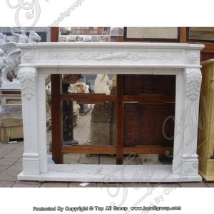 Home decoration natural stone fireplace surround TAFM-043