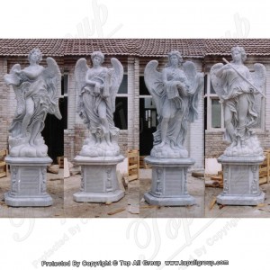 Hot Selling Beautiful Life size White Marble Four Season Ladies Statue TPFSS-046