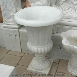 Hot Selling Classic outdoor marble flower pot TAFV-034