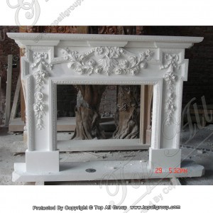 Na Cikin Gida Classic Ado Natural Gas Marble Wutar murhu TAFM-016