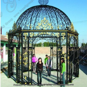 Gazebo baxçeyê hunerî ya hesinî TAGG-048