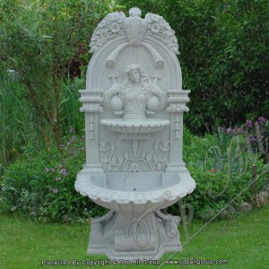 Italian Style White Marble Wall Fountain TAGF-75