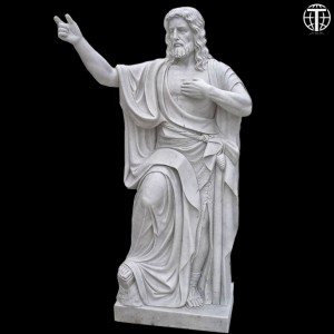 John The Baptist Come Unto Me Marble Statue TARS019