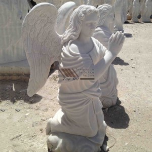 Kneeling Blessed Angel Statue-021