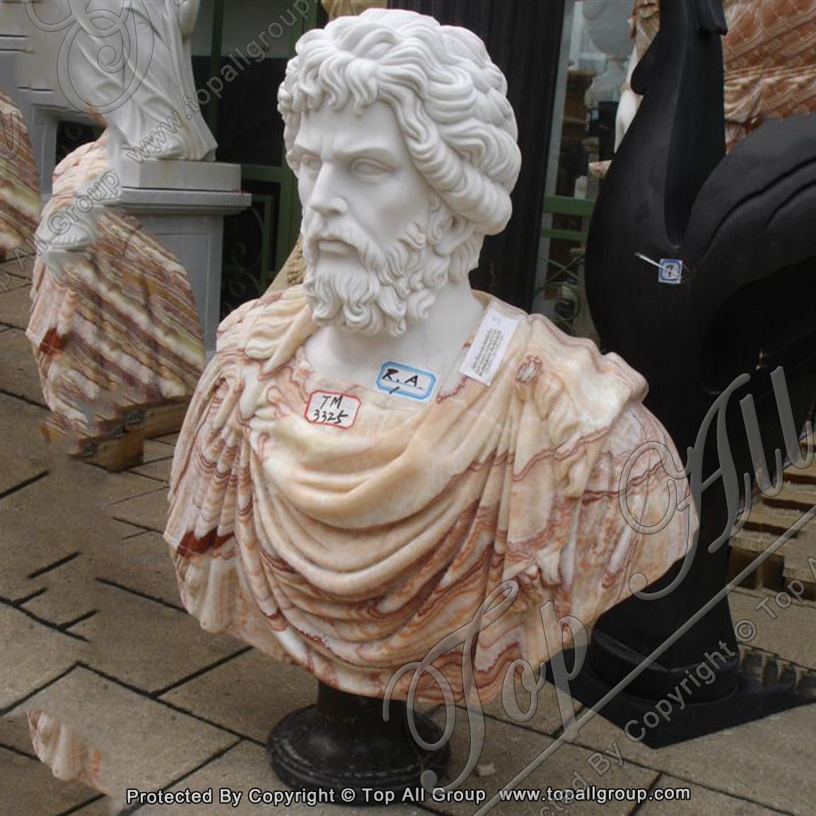 Life Size Marble Bust Statue