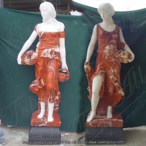 Life size women four season marble sculpture for garden TPFSS-030