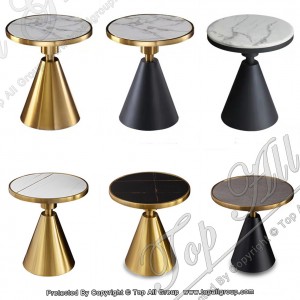 Lekki, luksusowy kreatywny stolik z marmuru TAST-009
