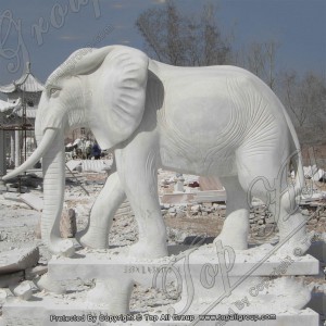 Marble Animal Statue Elephant TAAS-032