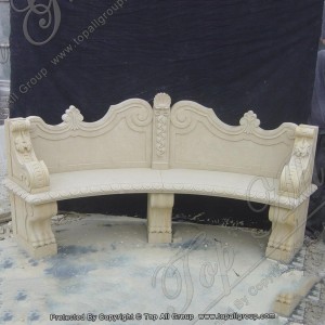 Marble Bench Outdoor Marble Bench Marble Garden Bench TAMB-017