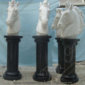 Marble Column and horse head TAMC-011