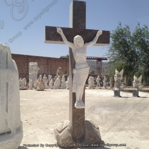 Marble Crucifixes with Jesus statue TARS041