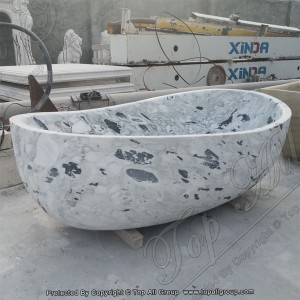 Marble Egg-Shape Bathtub TABT-022