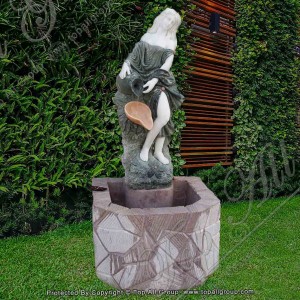 Marble Lady Statue Water Fountain TAGF-60