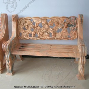 Marble Long Bench For Garden Decoration TAMB-001